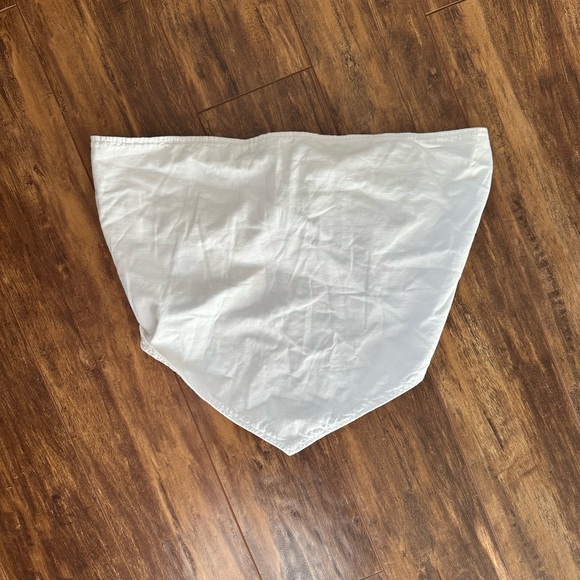ZARA White Bandana Tube Top Sz L - Picture 7 of 10